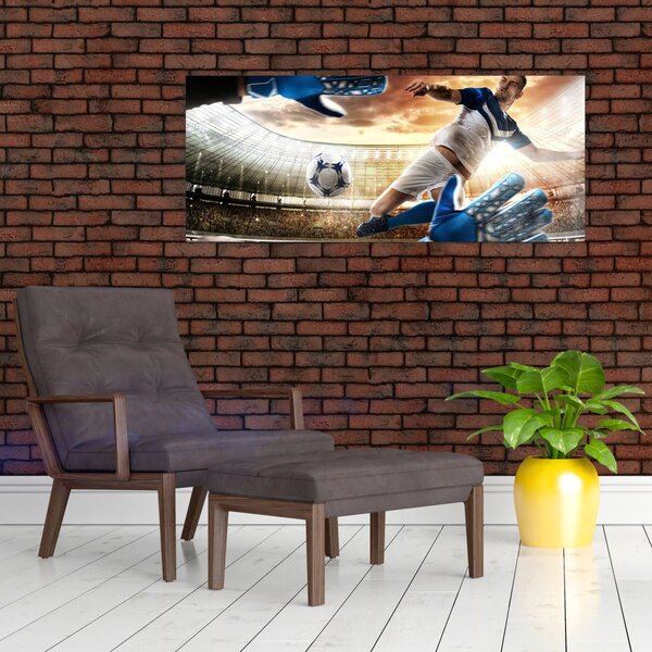 Tablou - Fotbalist (120x50 cm)