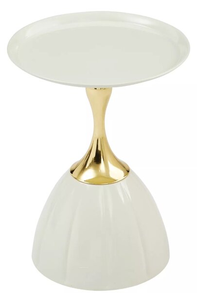 Măsuță de cafea Piana, albă (38 cm)