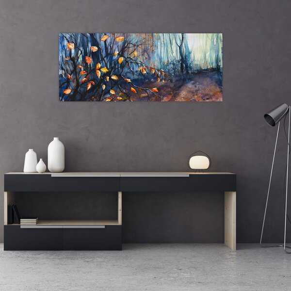 Tablou - Razele solare de toamnă (120x50 cm)
