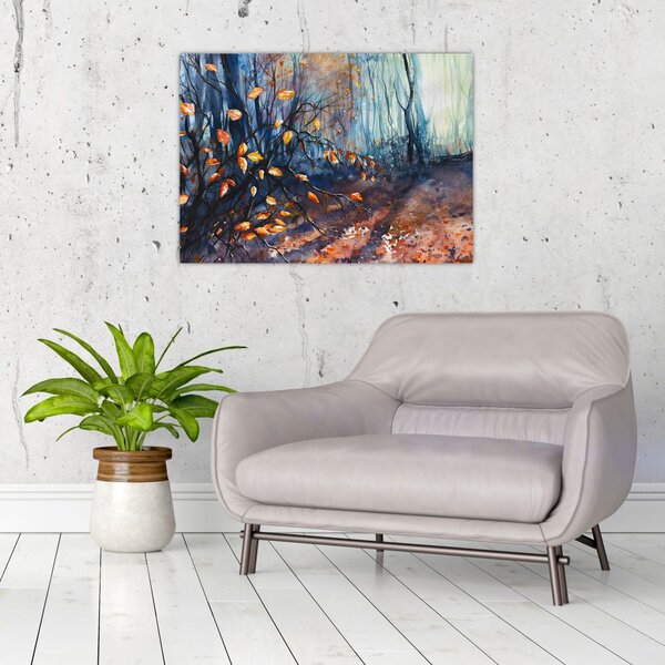 Tablou - Razele solare de toamnă (70x50 cm)