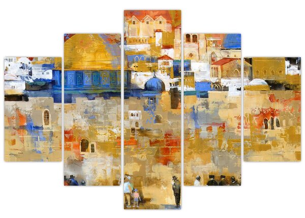 Tablou - Zidul plângerii, Ierusalim, Israel (150x105 cm)