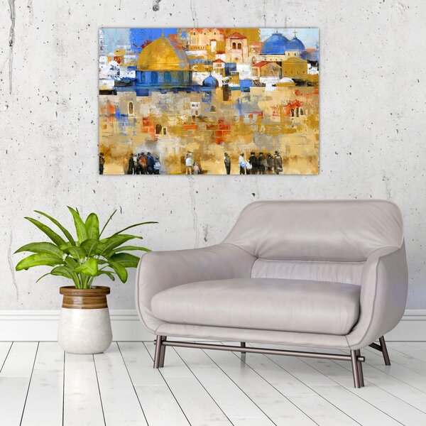 Tablou - Zidul plângerii, Ierusalim, Israel (90x60 cm)