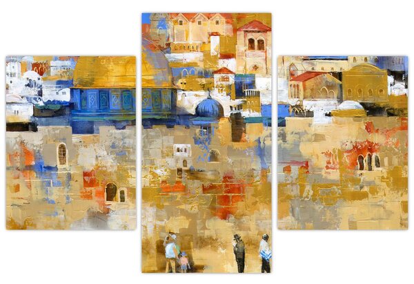 Tablou - Zidul plângerii, Ierusalim, Israel (90x60 cm)