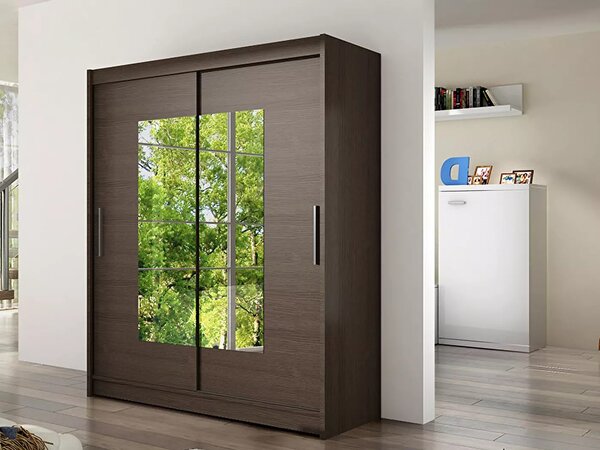 Dulap de haine Wopim III (choco). Promo -20%. 786036