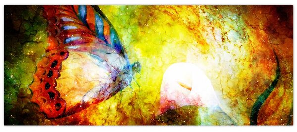 Tablou - Fluture spațial (120x50 cm)