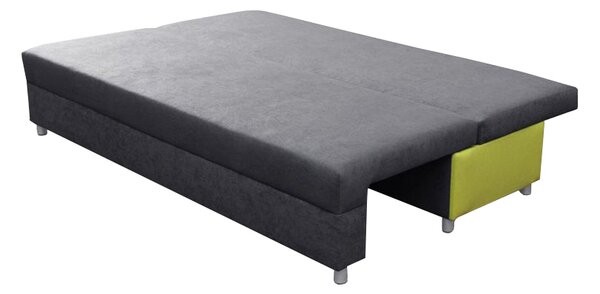 Canapea trei locuri Emerita (gri 81 + portocaliu x104). Promo -6%. 793082