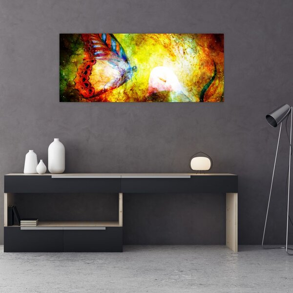 Tablou - Fluture spațial (120x50 cm)