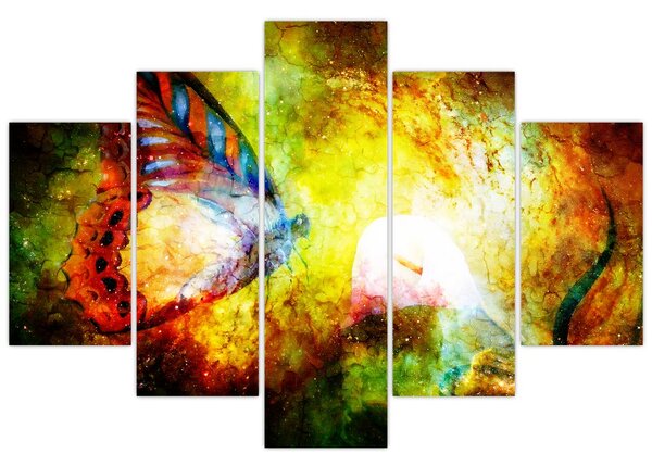 Tablou - Fluture spațial (150x105 cm)