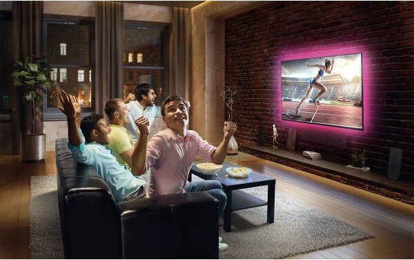 Ledvance FLEX TV MOOD - Bandă LED RGB dimabilă 1 m, LED/4W/5V + telecomandă