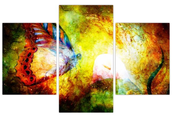 Tablou - Fluture spațial (90x60 cm)