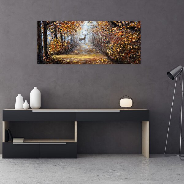 Tablou - Spiritul pădurii (120x50 cm)