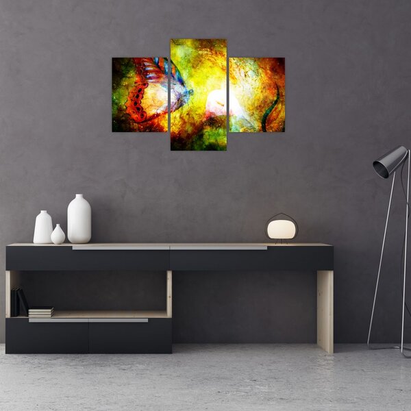 Tablou - Fluture spațial (90x60 cm)