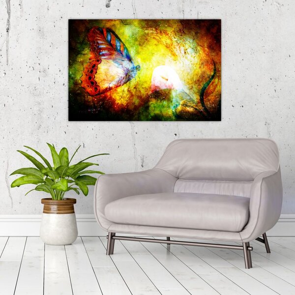 Tablou - Fluture spațial (90x60 cm)