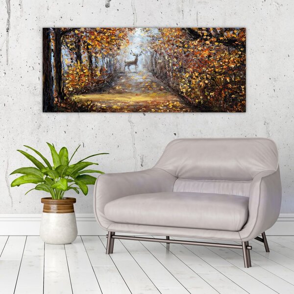 Tablou - Spiritul pădurii (120x50 cm)