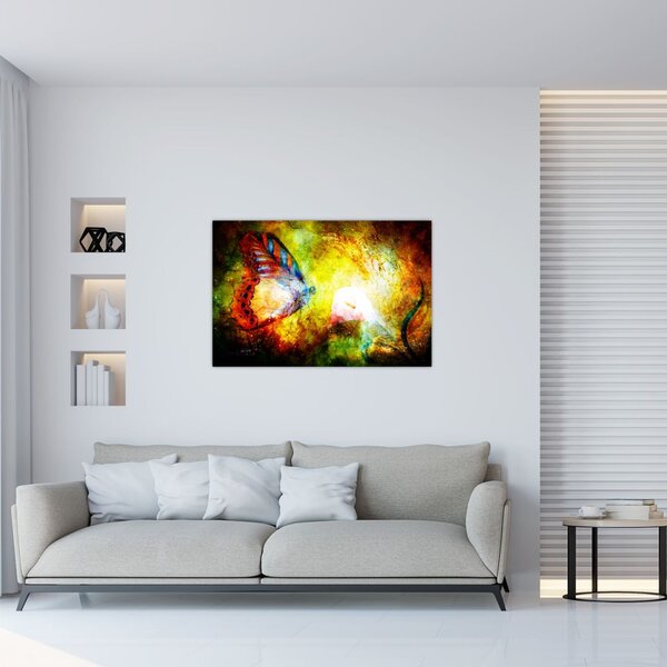 Tablou - Fluture spațial (90x60 cm)