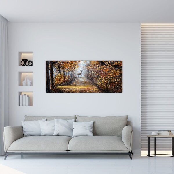 Tablou - Spiritul pădurii (120x50 cm)