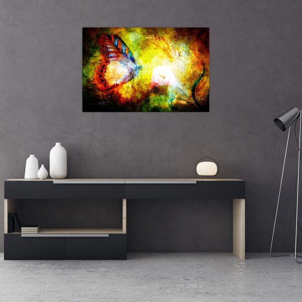 Tablou - Fluture spațial (90x60 cm)