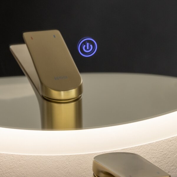 Brilagi - Oglindă LED de baie CUNEO LED/25W/230V diam. 80 cm IP44 CRI 90 cu dimmer + CCT