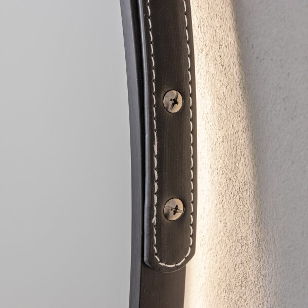Brilagi-LED VERESE Oglindă de baie LED/19W/230V 60 cm neagră IP44 CRI 90 cu dimmer + CCT