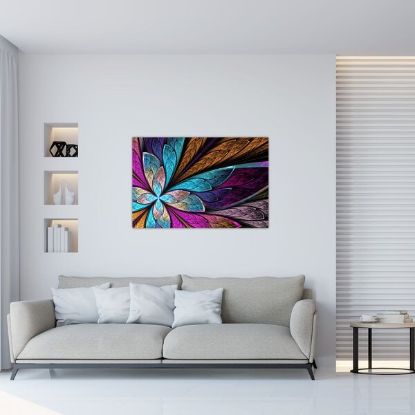 Tablou - Floare, abstracție (90x60 cm)