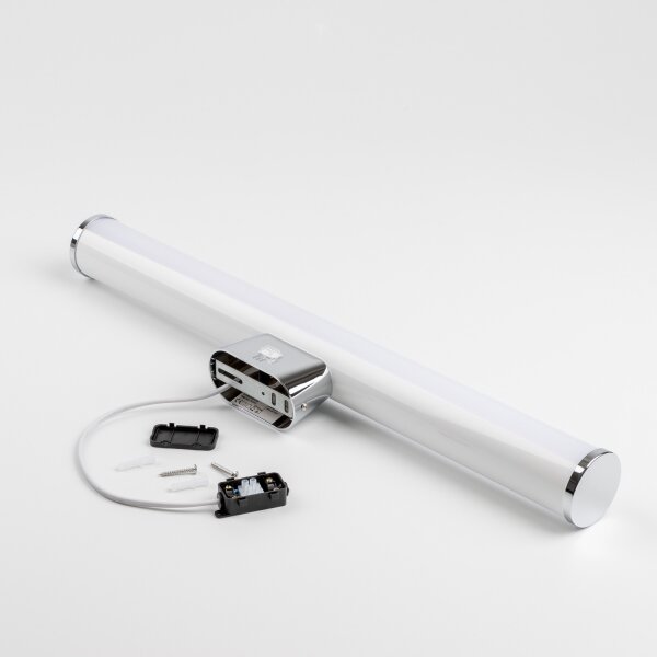 Brilagi - Iluminare LED pentru oglindă de baie TUBE LED/15W/230V 3000/4000/6500K IP44 crom