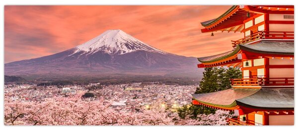 Tablou - Fujiyoshida, Japonia (120x50 cm)