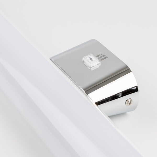 Brilagi - Iluminare LED pentru oglindă de baie TUBE LED/15W/230V 3000/4000/6500K IP44 crom