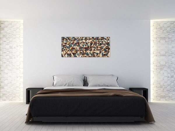 Tablou - Triunghiuri (120x50 cm)