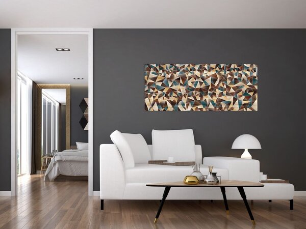 Tablou - Triunghiuri (120x50 cm)