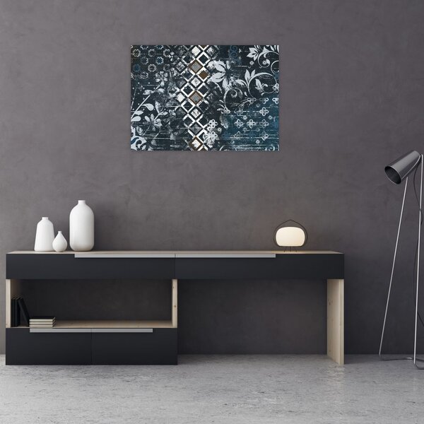 Tablou - Decorațiuni flori (70x50 cm)