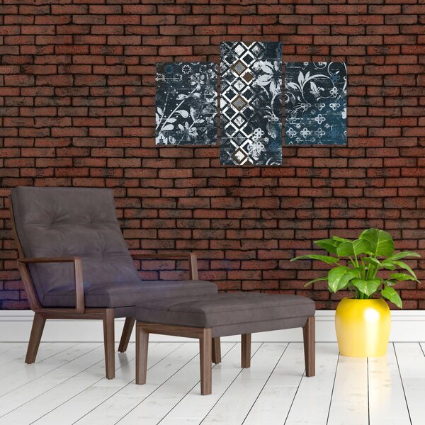 Tablou - Decorațiuni flori (90x60 cm)