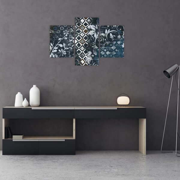 Tablou - Decorațiuni flori (90x60 cm)