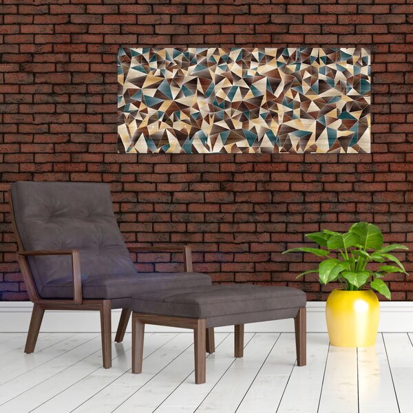 Tablou - Triunghiuri (120x50 cm)
