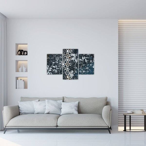 Tablou - Decorațiuni flori (90x60 cm)