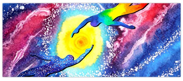 Tablou - Atingere (120x50 cm)