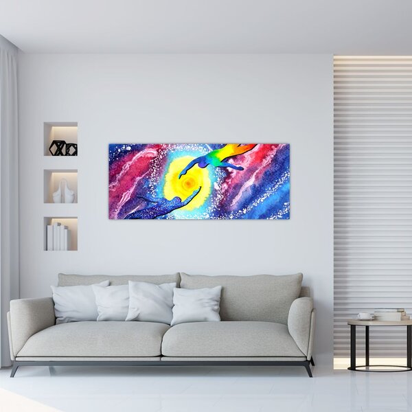 Tablou - Atingere (120x50 cm)