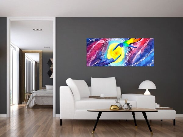 Tablou - Atingere (120x50 cm)