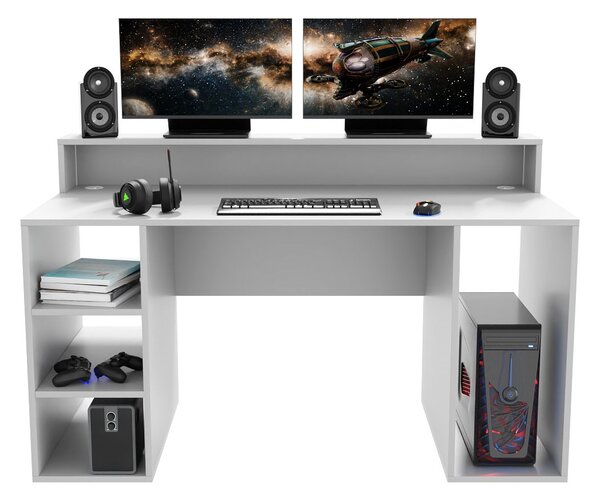 Masă PC gaming Endechor (Alb). 1054993