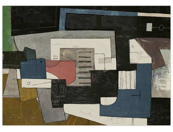 Tablou - Abstracție cubism (70x50 cm)