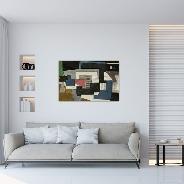 Tablou - Abstracție cubism (90x60 cm)