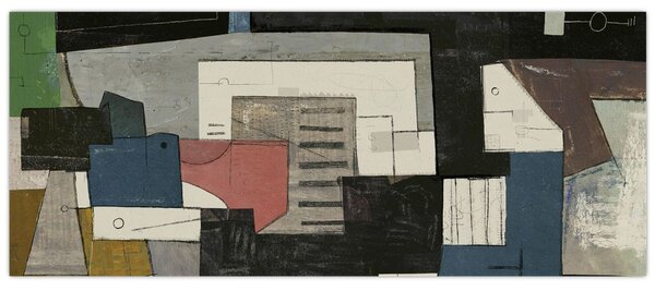 Tablou - Abstracție cubism (120x50 cm)