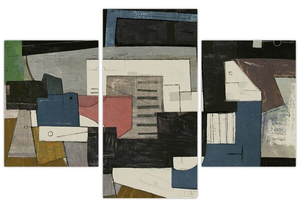 Tablou - Abstracție cubism (90x60 cm)