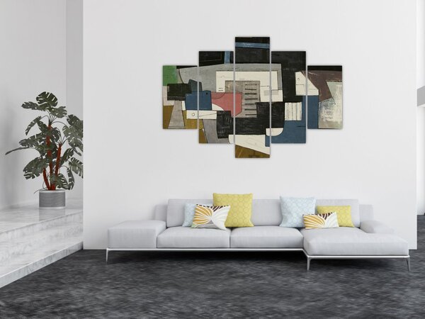 Tablou - Abstracție cubism (150x105 cm)