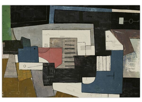 Tablou - Abstracție cubism (90x60 cm)