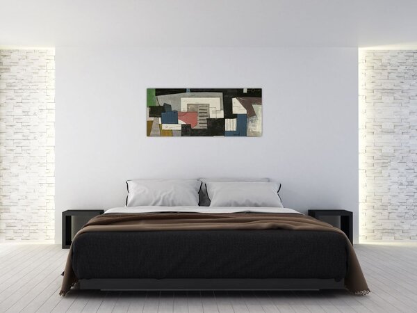 Tablou - Abstracție cubism (120x50 cm)