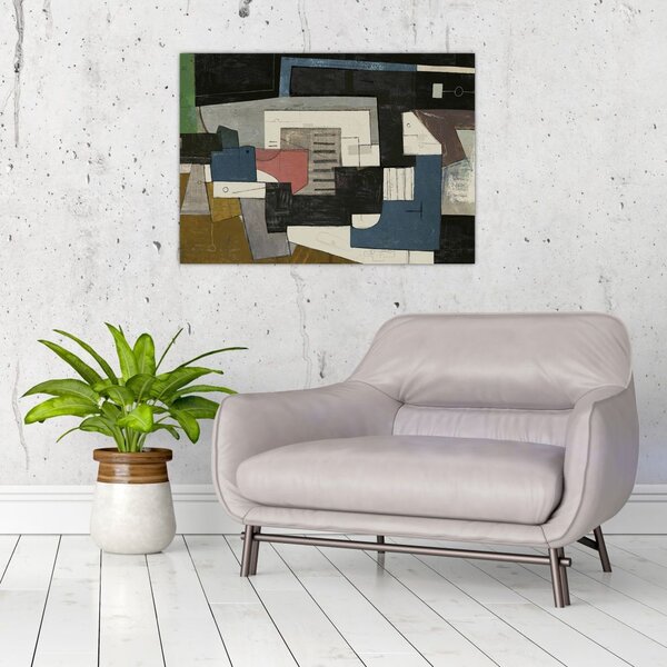 Tablou - Abstracție cubism (70x50 cm)