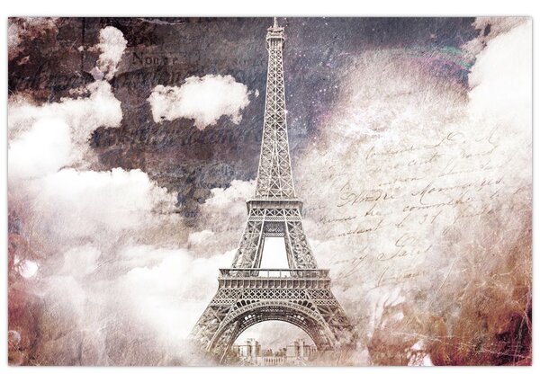 Tablou - Turnul Eiffel, Paris, Franța (90x60 cm)