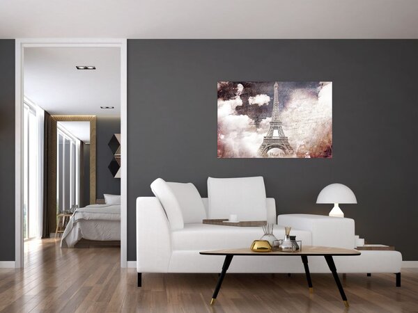 Tablou - Turnul Eiffel, Paris, Franța (90x60 cm)