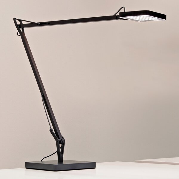 FLOS Lampa de masă Kelvin LED în culoarea antracit, Negru, Studiu / Birou, Metal, Design