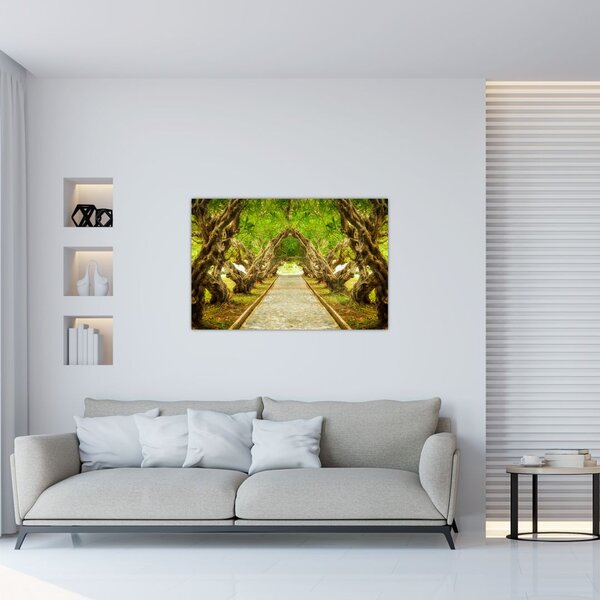 Tablou - Tunel viu din plumeria (90x60 cm)